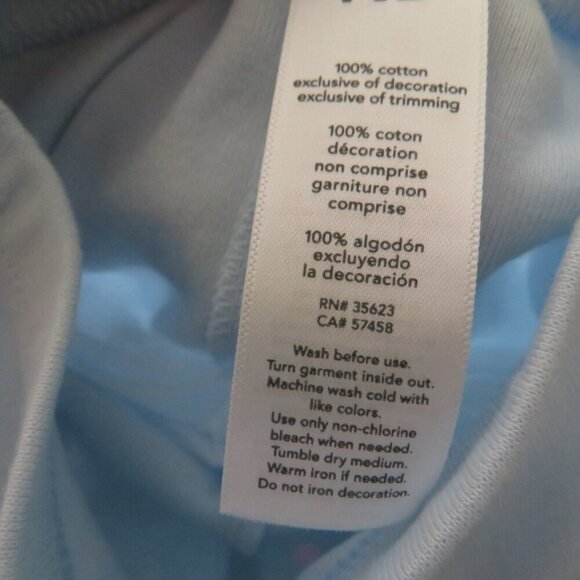 Baby Sheep Lamb Blue striped 2pc Footed Newborn EASY TO OPEN - Picture 11 of 12